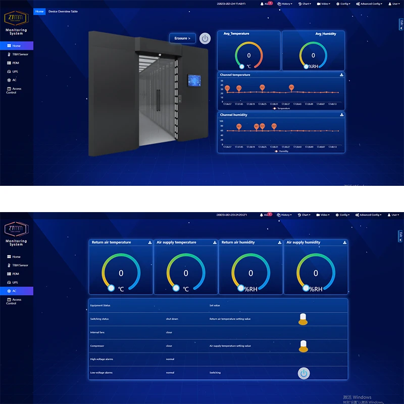 ZTMM Data Cabinet network Cabinet data center air conditioning unit integrated solution