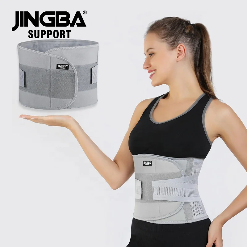 JINGBA Hot Sale Wholesale OEM ODM Waist Trainer Belt Band with Dual Straps in Stock lumbar Support Belt for Men And Women