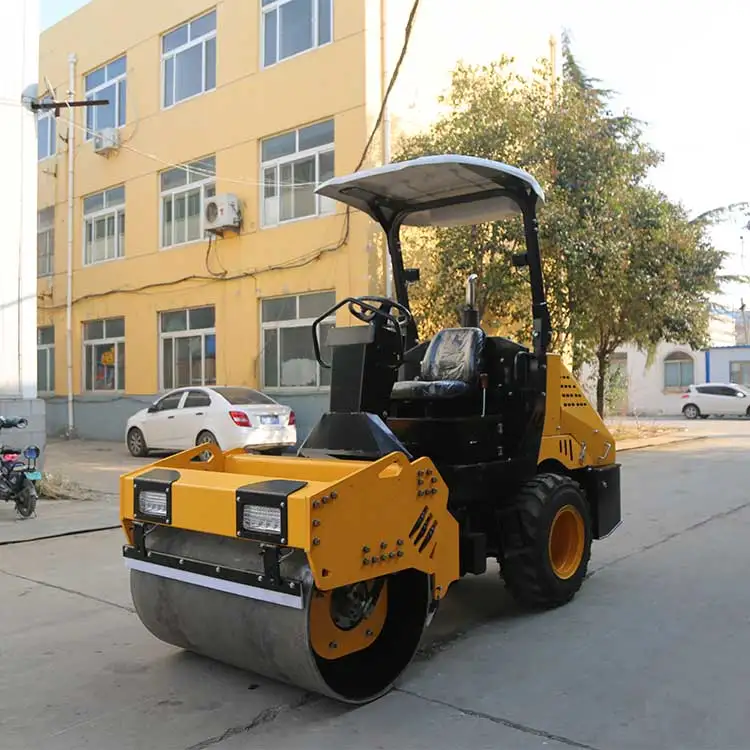 High Quality New Vibratory Road Roller Single Drum Road Roller Compactor With Roller Parts For Sale