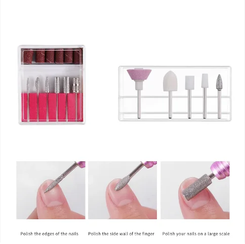 Hot Sale High Quality Electric Nail Drill Polisher Machine Nice LED Lamp Primer Pen Popular Nail Care Tool