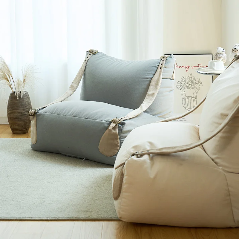 Lazy sofa with suspenders Tatami cushion Japanese sofa balcony bedroom creative chair