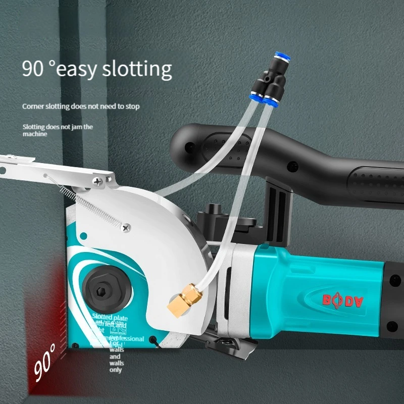 Professional 41mm Depth Wall Slotter Cutting Machine Grooving Long Handle Chaser With 135 Saw Blades