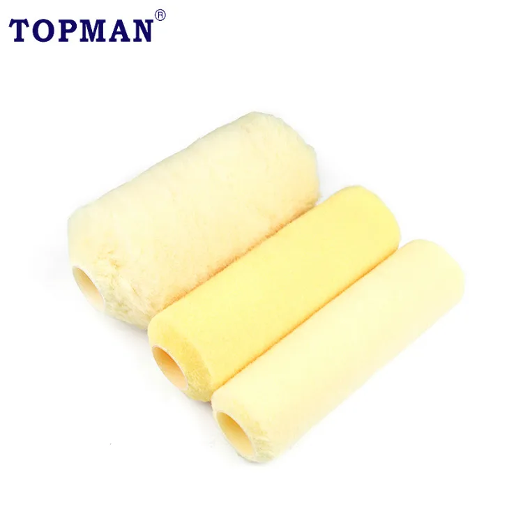 TOPMAN 9 inch premium polyester paint lint free roller with sleeve brush