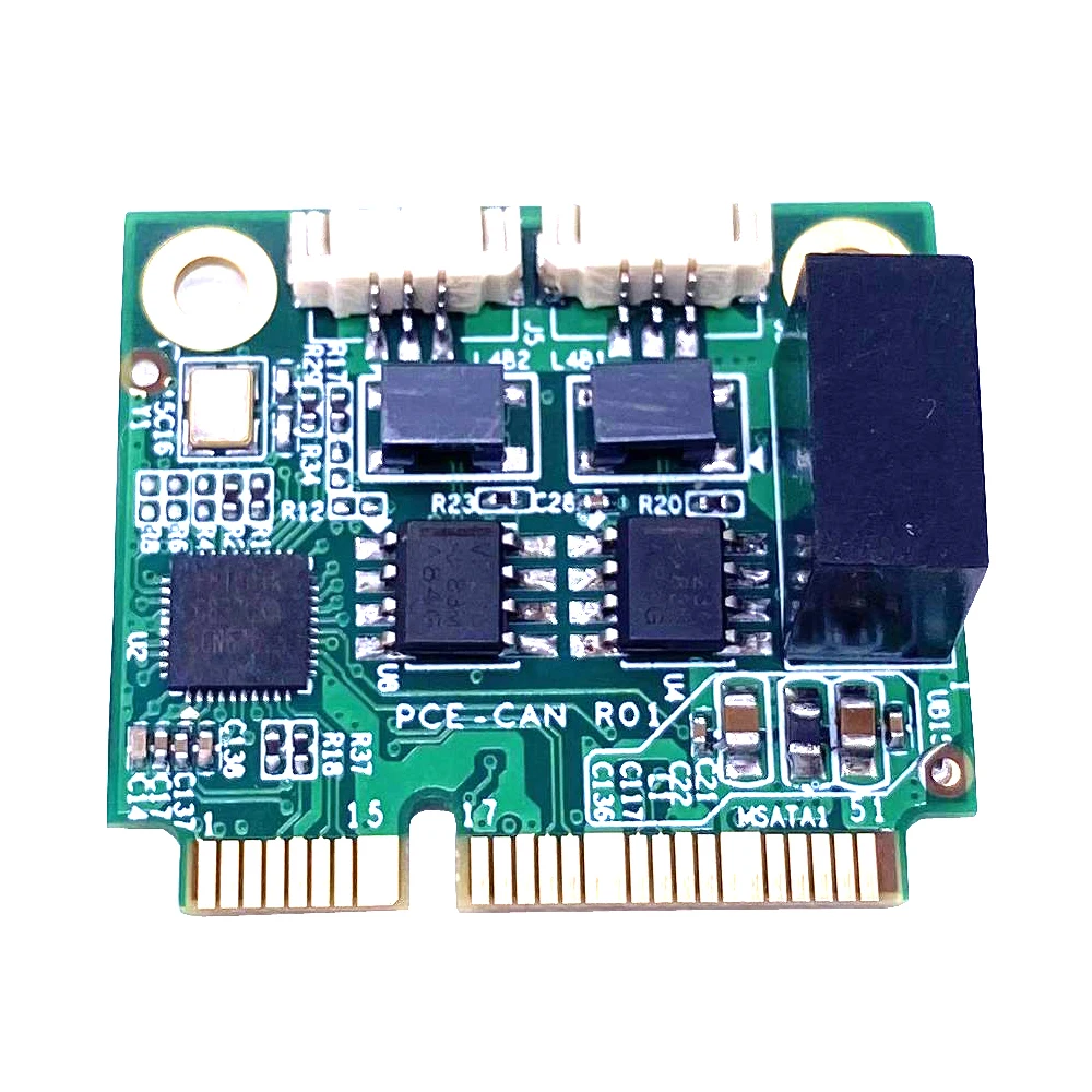 Factory outlet Half Size or Full Size 2 Port CAN Bus MPCIe CAN for motherboard and panel PC