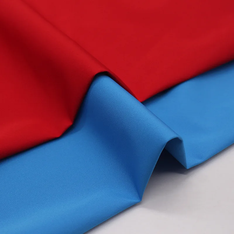 In stock 75D cotton memory TPU milky white film fabric waterproof breathable functional windbreaker shell jacket fabric