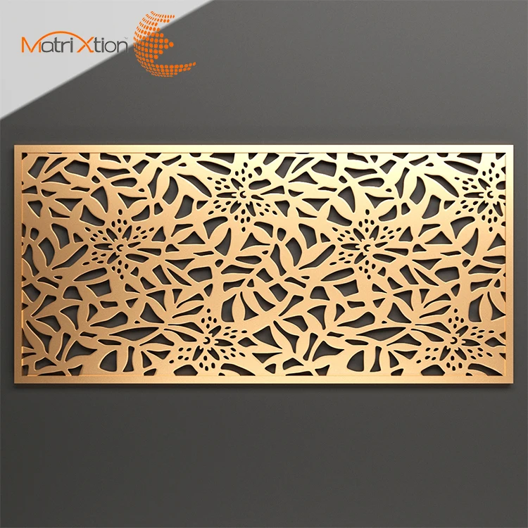 Hot Sale Art Gates Laser Divider Fence Decorative Laser Cut Outdoor Gates Sheet Metal Fences