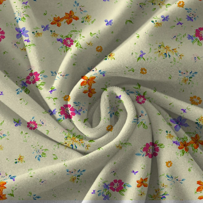 New design woven wholesale jacquard spun rayon printed fabric