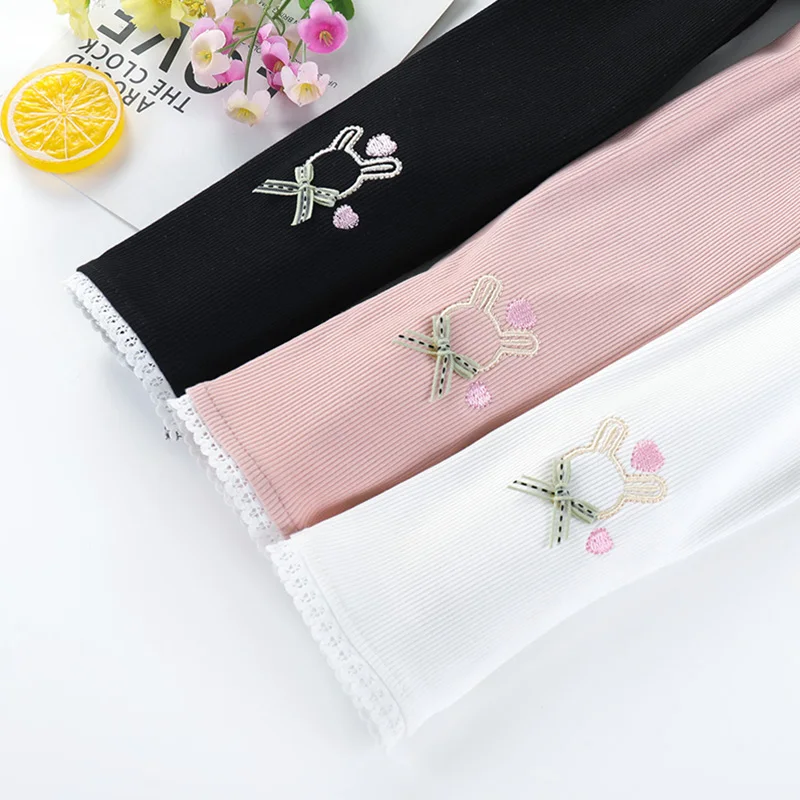 Детские брюки, леггинсы для девочек на весну и осень, Детские хлопковые брюки маленького и среднего размера