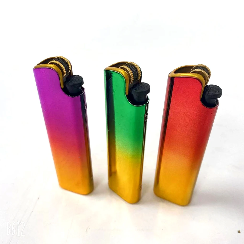 HP-990A Cakmak Akmak Encedendors Isqeiro Feuerzeug Metal Cover Refillable Inflatable  Solid  Flint Lighter