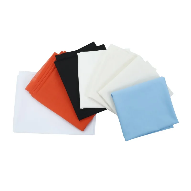 CVC 50/50 35*150D Polyester Cotton Plain Light Weight Woven Garment Pocketing Fabric For Suit