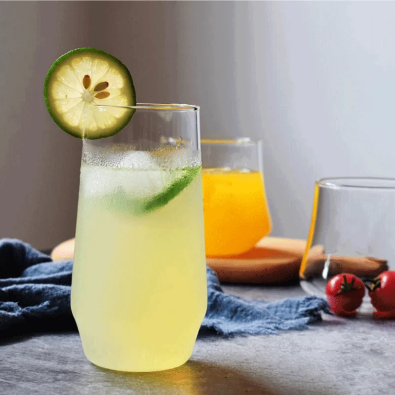 
13oz Heat Resistant High Borosilicate Glass Cup Glass Mug 