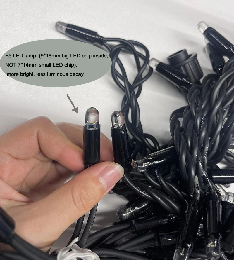 IP65 Warm White 3000K 220V Christmas LED Garland Light Icicle Waterproof Outdoor Street Garland Decorate Icicle LED Garland