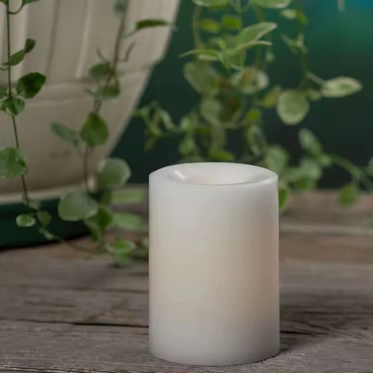 Outdoor Sun Rechargeable Flickering Waterproof Home Decoration Battery Tealight Plastic Solar Powered LED Candle Set Lights