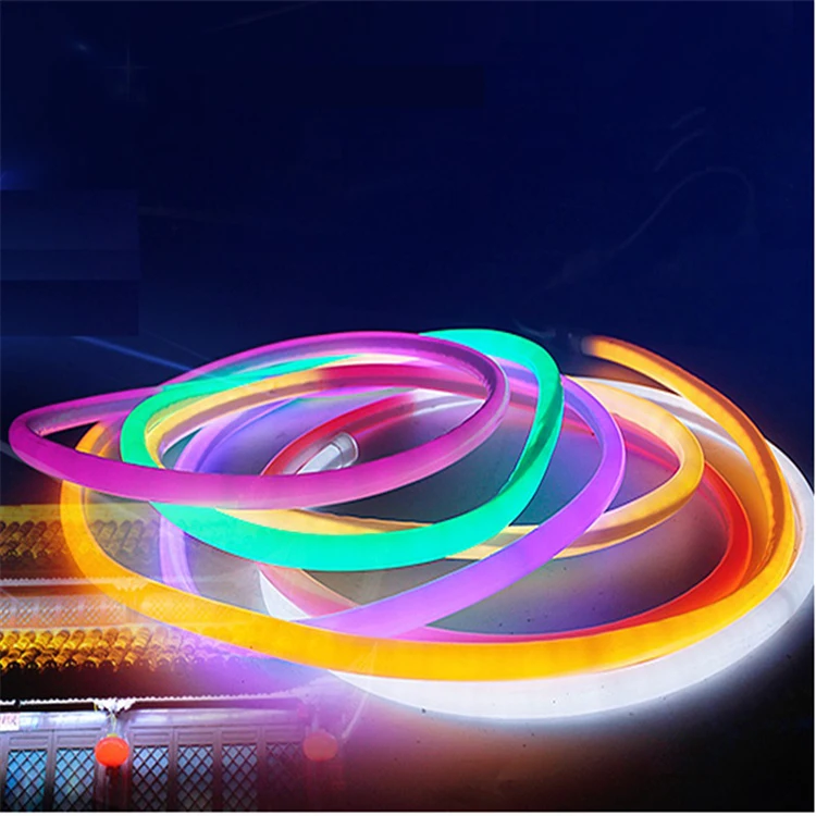 Color Moving RGB Single Color Led Neon Flex Light 16*26mm