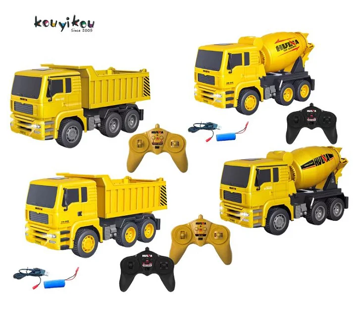 6-канальный Радиоуправляемый игрушечный самосвал KYY HUINA 1573 1/18 строительный грузовик
