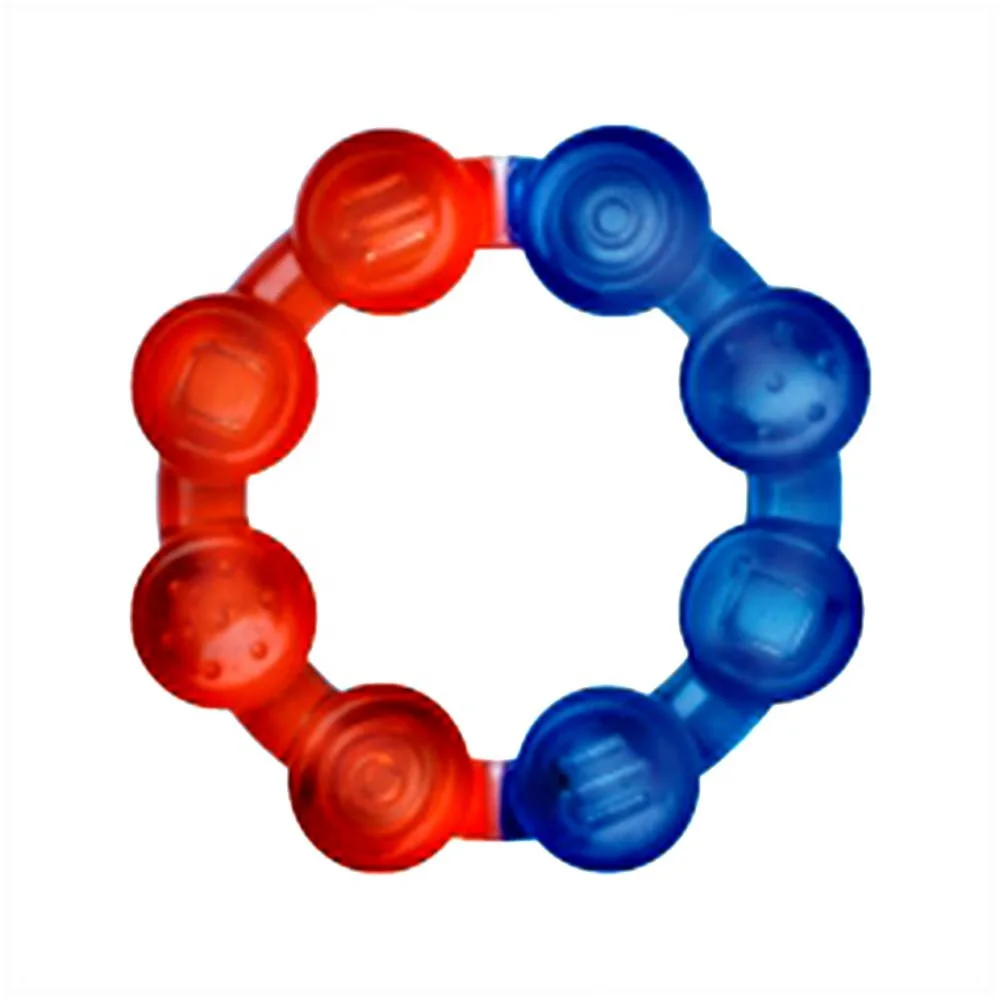 Hot sale House shaped gel water filled baby teething toys soft teether baby cooling teether