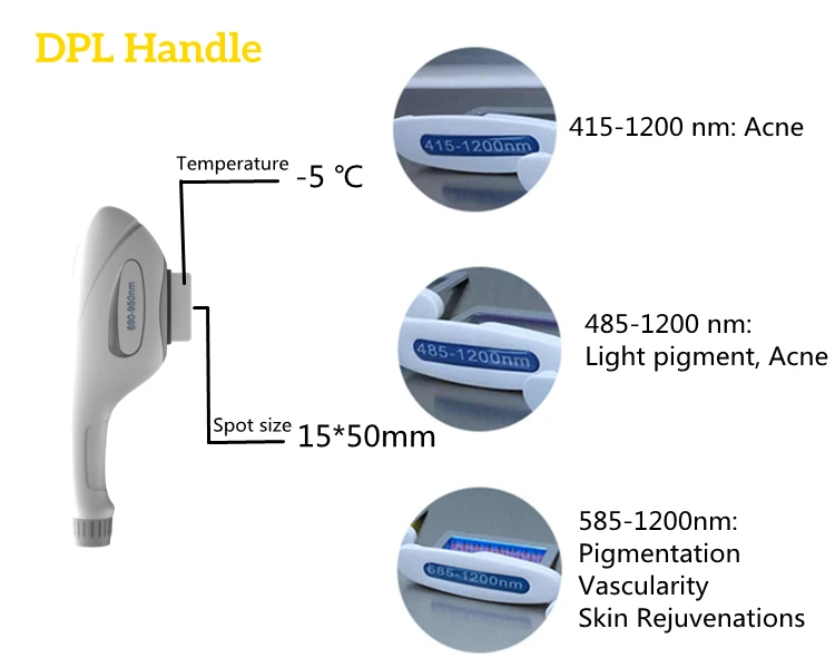 4H Laser multifunction beauty device Diode 808 + DPL + Rf + Nd Yag Lasertell factory direct design OEM&ODM laser equipment