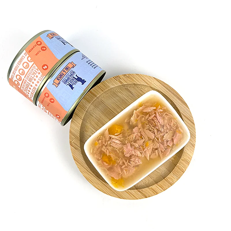 Pet Snack Suppliers Wholesale Cheap Multiflavor 85g Seafood Tuna Flavor Canned wet cat food bulk
