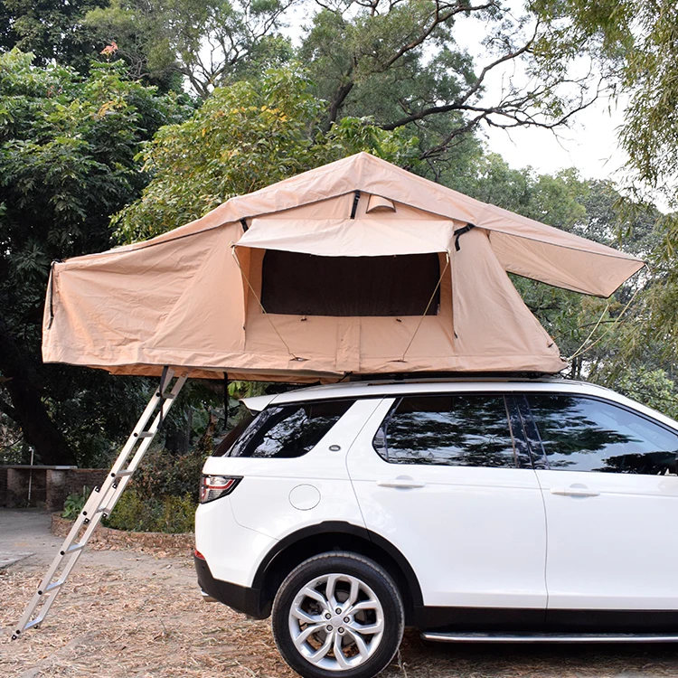 Waterproof Roof Top Tent Camper Car 4X4 Roof Top Tent Rooftop Tent With Sun Shelter