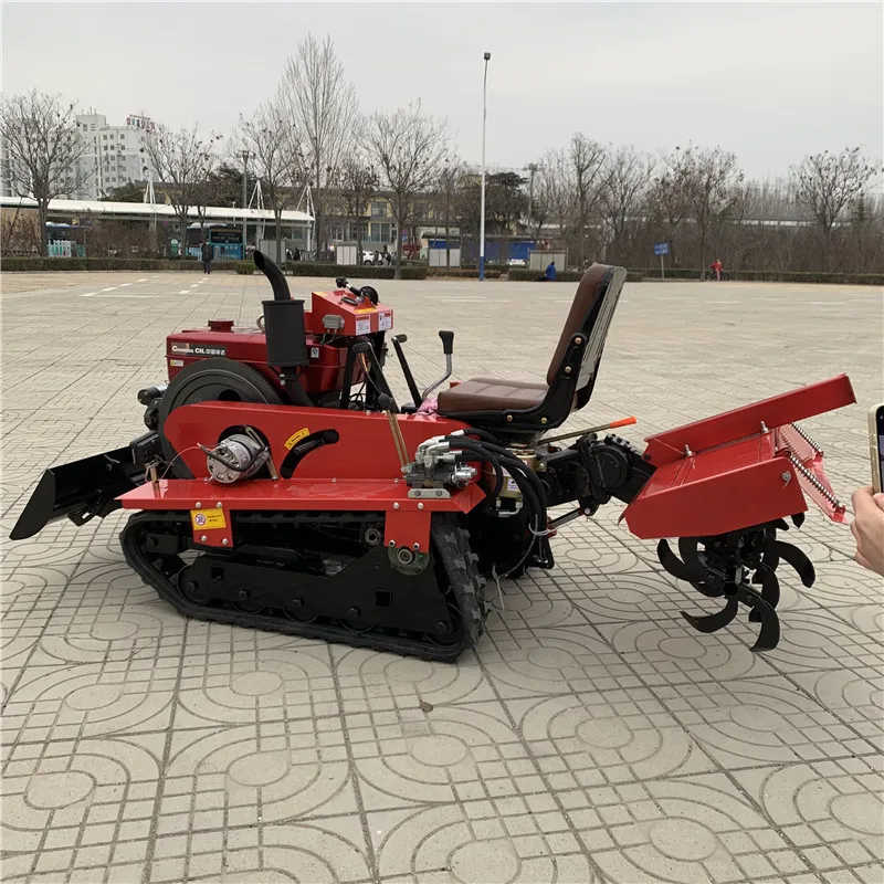 Farm Machinery Rotary Hoe Cultivator New Multifunctional Mini Tiller Walking Tractors Micro Tillage Machine