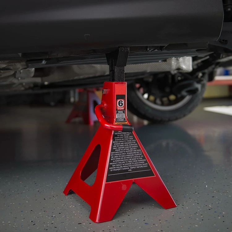 Bottle Jack 12 Ton Vehicle Safety Jack Stand With Big Foot Base