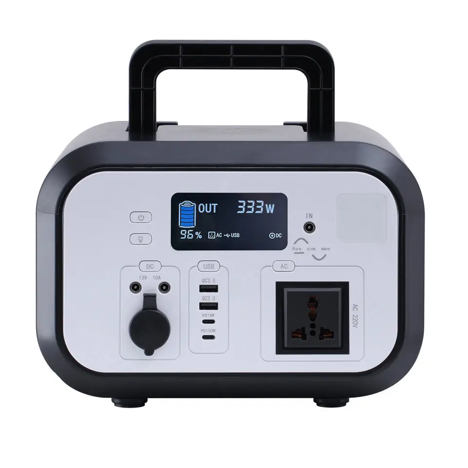 600W Power Banks Outdoor indoor hand-held portable power station lipo4 12v battery power station for Home Commercial