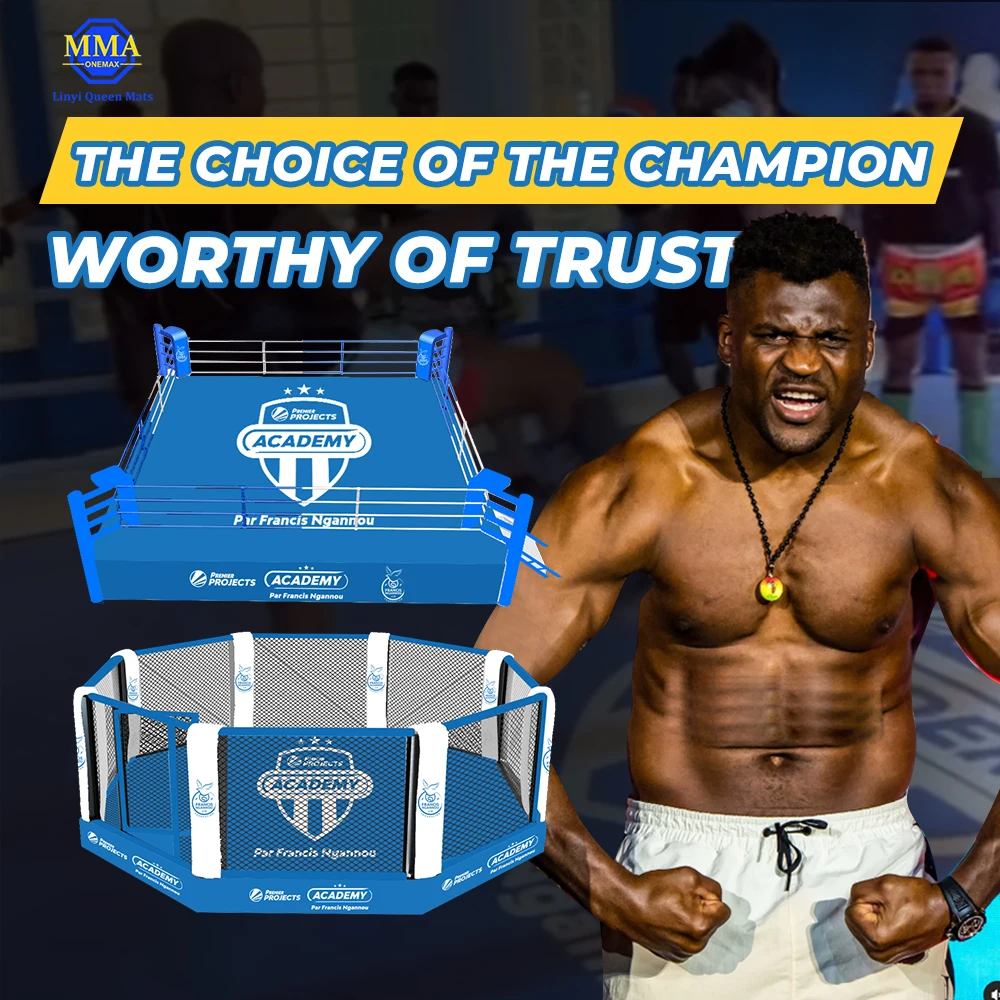 Ngannou Same Style Octagon Cage Customizable International Standard For Professional MMA Competition