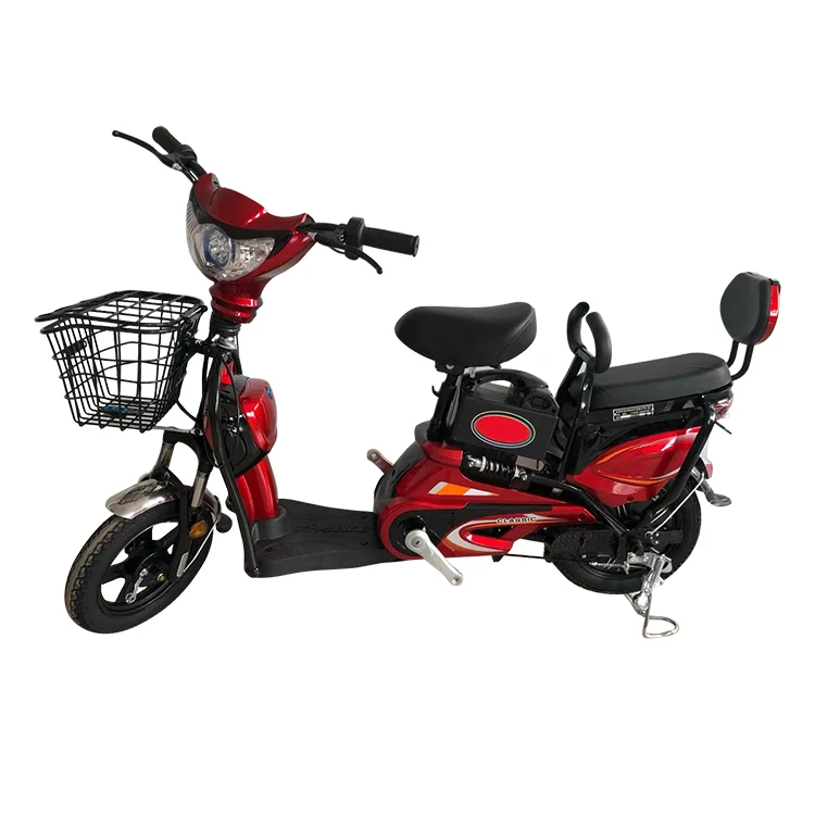 YAMA Luxury 350w 2 Wheel Electric Bike Scooter/electric Moped With Pedals Motorcycle Electric Scooter Bicicleta Electrica