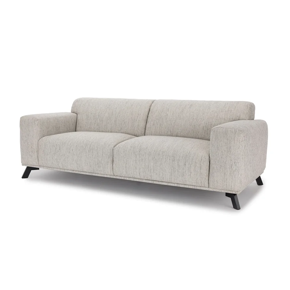 
Modern Volu Vanilla Cream Sofa Fabric Couch Convertible Lounger Furniture 