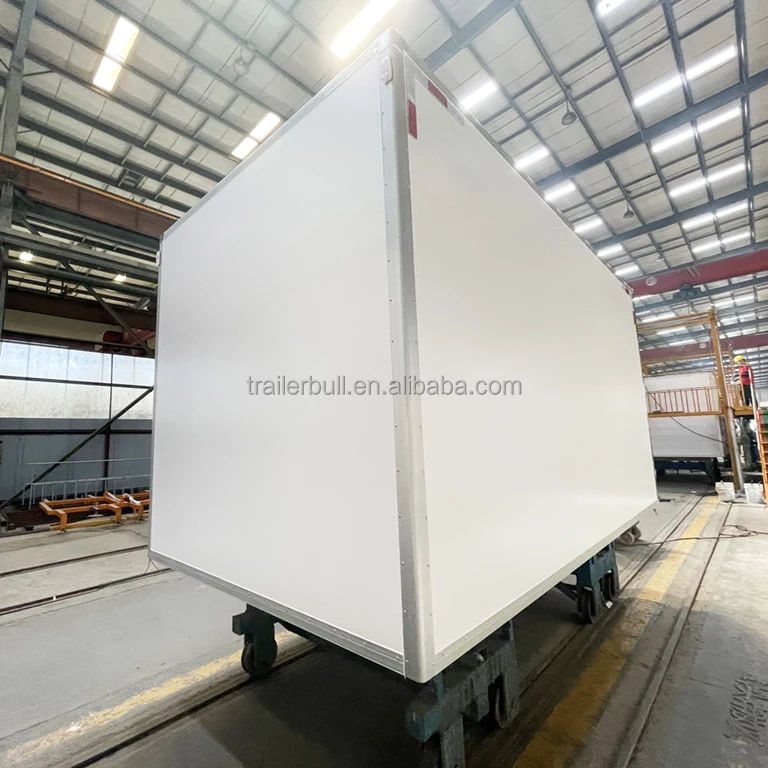 10ft FRP & Aluminum ISUZU Truck Chassis Refrigeration Box Body with Duct Floor Howo Model Spare Parts including Lights
