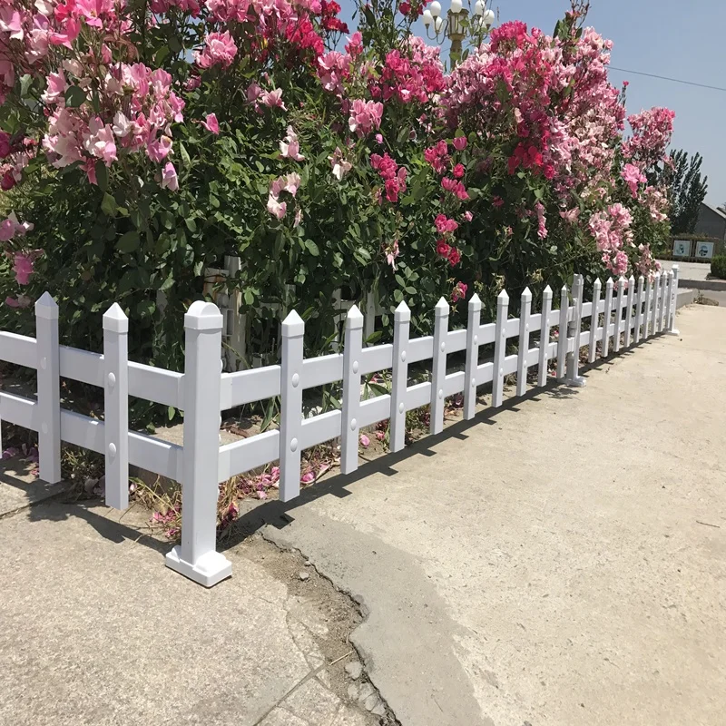 UV-Proof White HDPE Garden Fencing PVC Fence