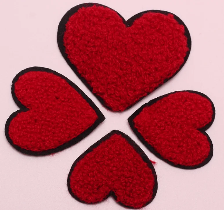 Custom Embroidered Chenille Patches Keychain Woven Iron On Patches For shoes