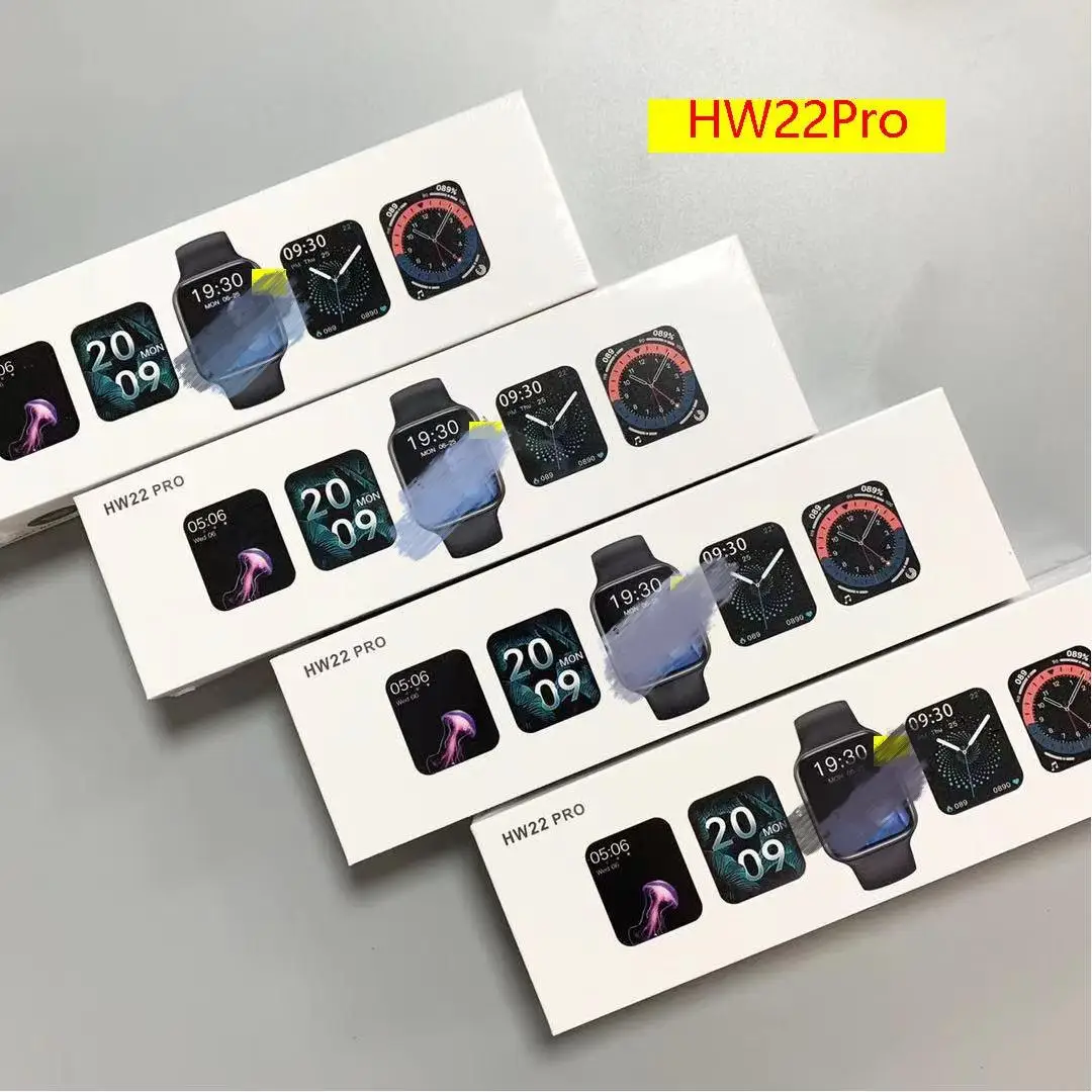 Top selling smart watch hw22pro Heart Rate Blood Pressure Monitoring Health Sport Series 6 Iwo Smart Bracelet Watch