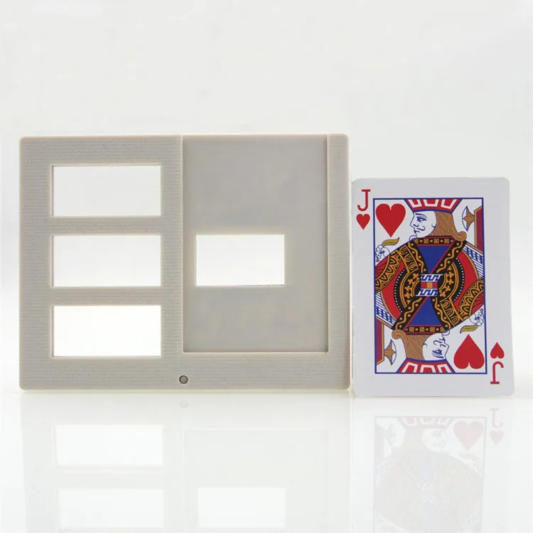 Classic Stage Magic Trick Zig Zag Photo Frame Magic Tricks Cut Card Restore Illusion Magic Prop Toy Easy To Learn