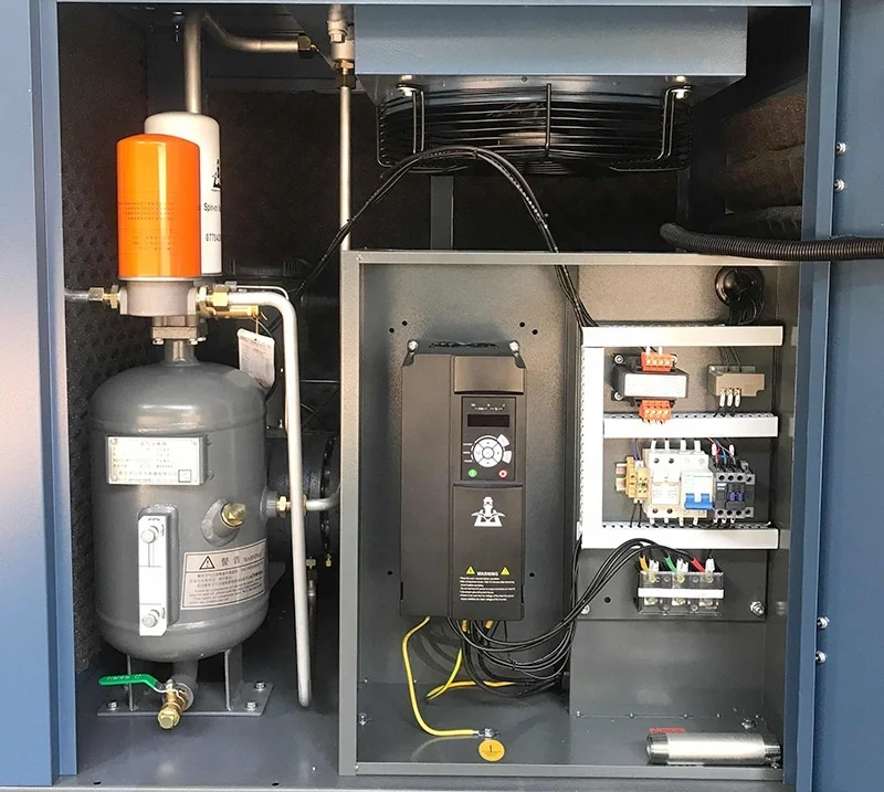 energy save 55 kw 75 kw 90 kw 110 kw Big model stationary VFD BMVF screw 13 bar air compressor with ABB