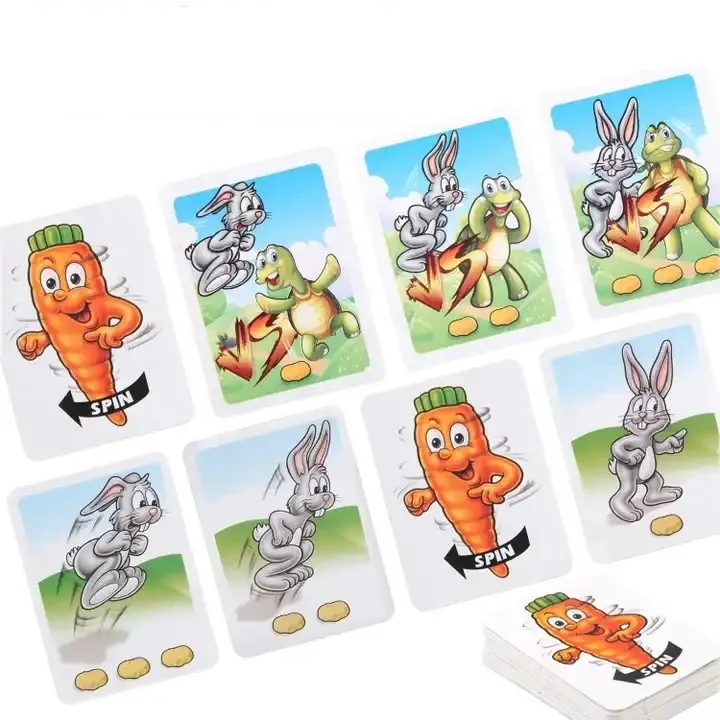2022 toy board game bunny cross country chess rabbit competitive trap challenge desktop game interactive toy for kids