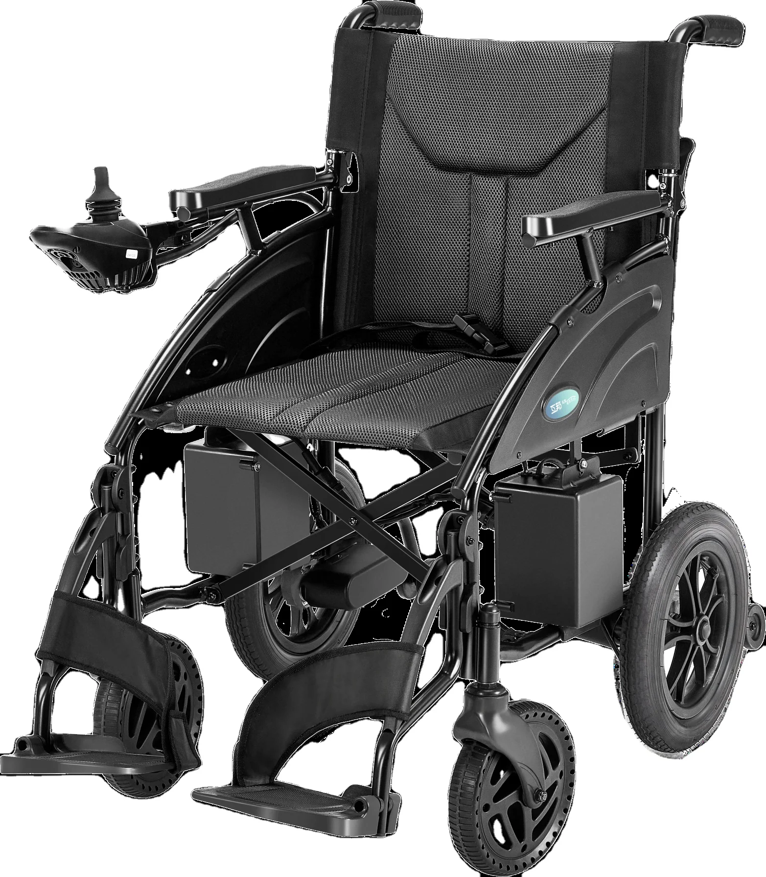 Lightweight Portable Electric Wheelchair for Elderly and Disabled People Easy to Carry with Foldable Aluminium Design