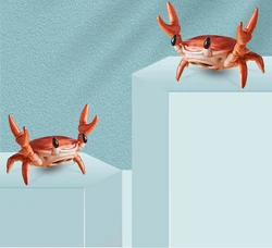 Creative Crab Shaped Desktop Mobile Phone Holder,  Muliti-function Mini BT Wireless Portable Speaker for Home Car Office