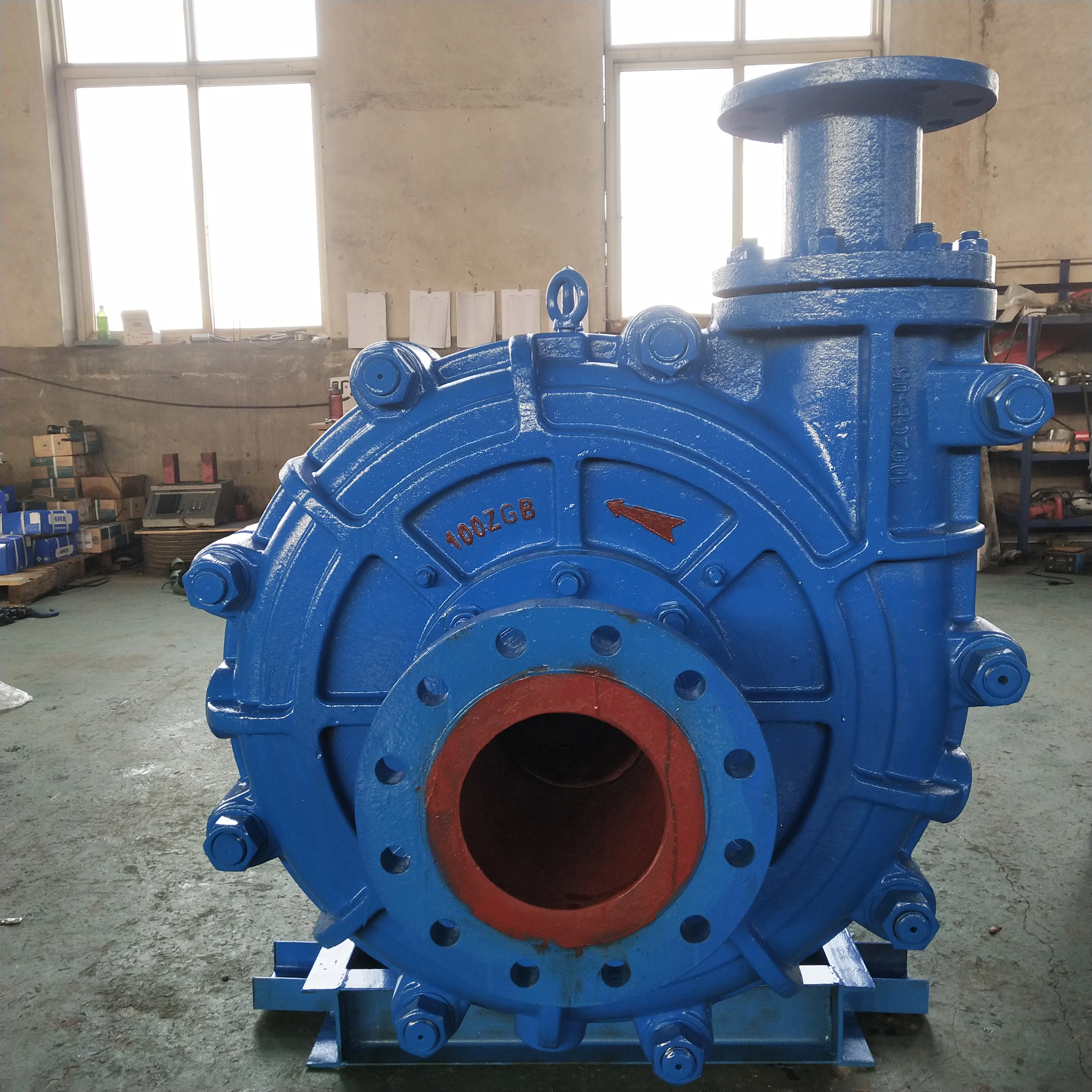 High Lift Diesel Slurry Pump for Sale High Pressure Booster Pump Horizontal Slurry Pumps