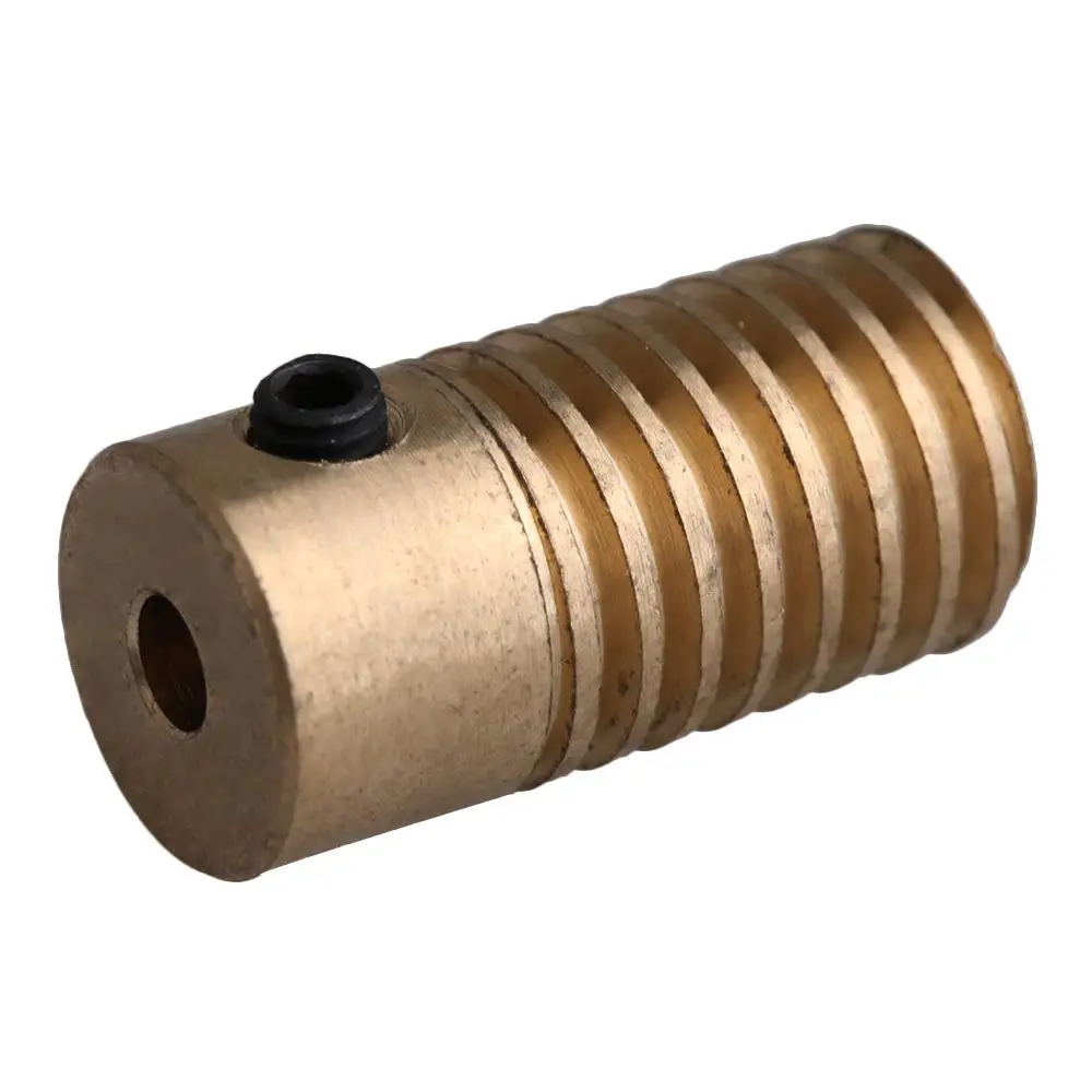 cnc worm sprocket gear 5 axis aluminum parts cnc machining service mini worm gear winch