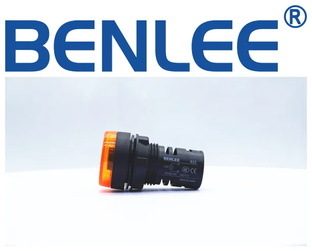 22mm IP65 Buzzer BENLEE  12V 24V 110V 220v industrial plastic Flashing buzzer with lamp