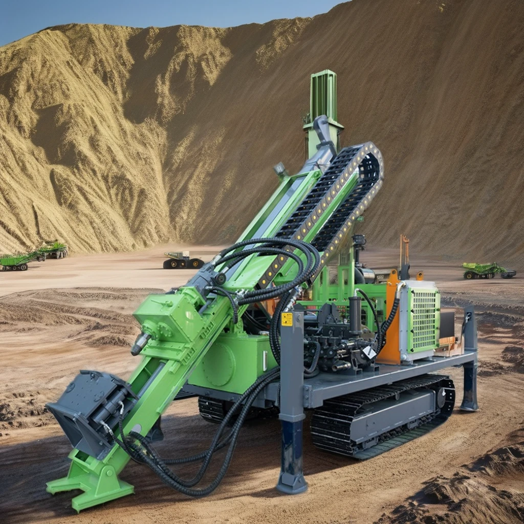 Diesel Water Well Drilling Rig Hydraulic Portable 350m Truck Mounted Borehole Machine Deep Water Drill Rig Sale Rotary Drilling