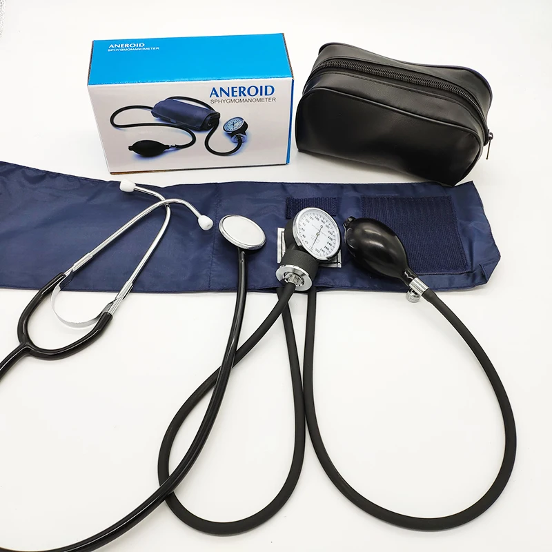 Manual non liquid sphygmomanometer with stethoscope blood pressure monitor blood pressure measuring device sphygmomanometer
