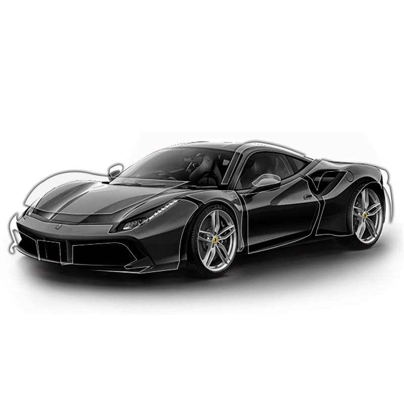 
ТПУ 190 микрон жизнь От 7 до 10 лет жар-отремонтировать против царапин для оклеивания авто с эффектом хромирования защиты PPF пленка 