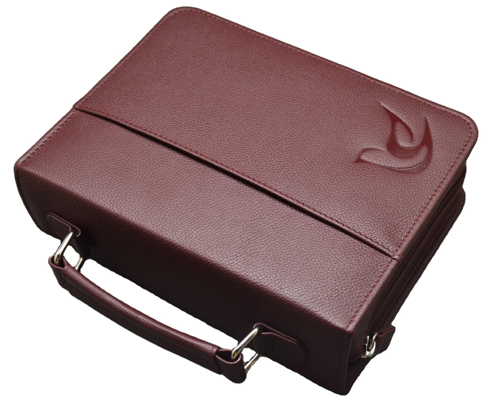 
Genuine Leather Bible Cover with Zipper Book Cover 
