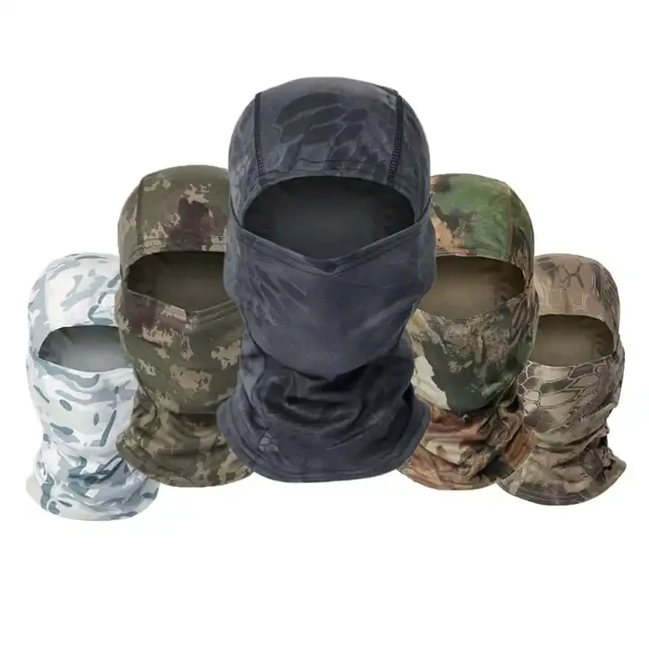 Full Face Cover Ski Mask One Hole Spandex Ski Mask Balaclava Outdoor Motorcycle Ski Black Balaclava