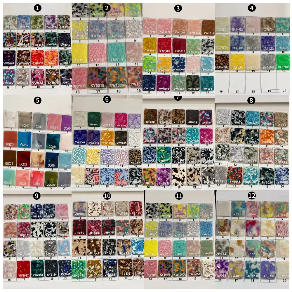 YJL 2024 Hot Sale Women Cellulose Acetate Hair Claw Clips Large Custom Rectangle Wholesale Acetate Hair Claw For Women