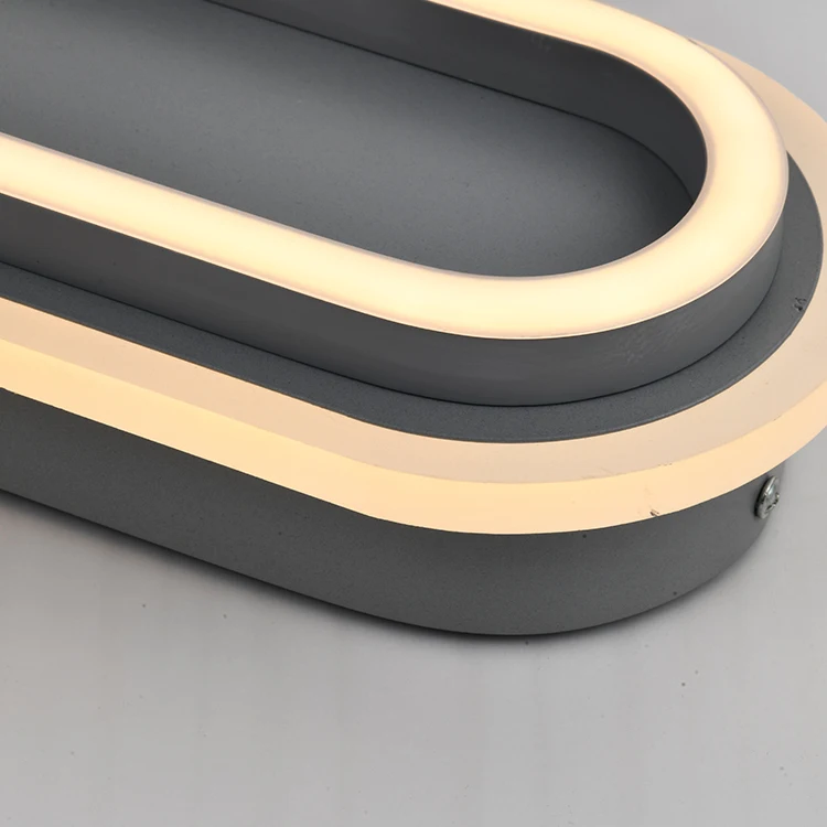 HUAYI House Lighting Aluminum Luxury Round 23W 33W 30.5W Indoor Living Room Surface Bedroom Hotel Modern LED Ceiling Light