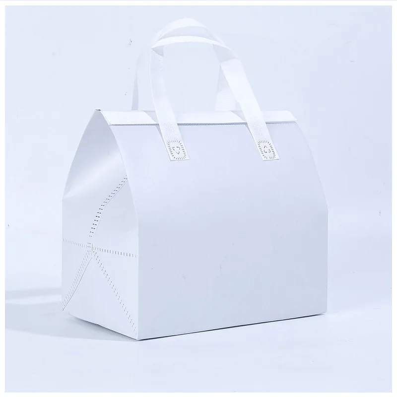 2023 Hot Sale Yellow Tote Bag Custom Printed Recyclable Fabric Non Woven Shopping Bags With Logo