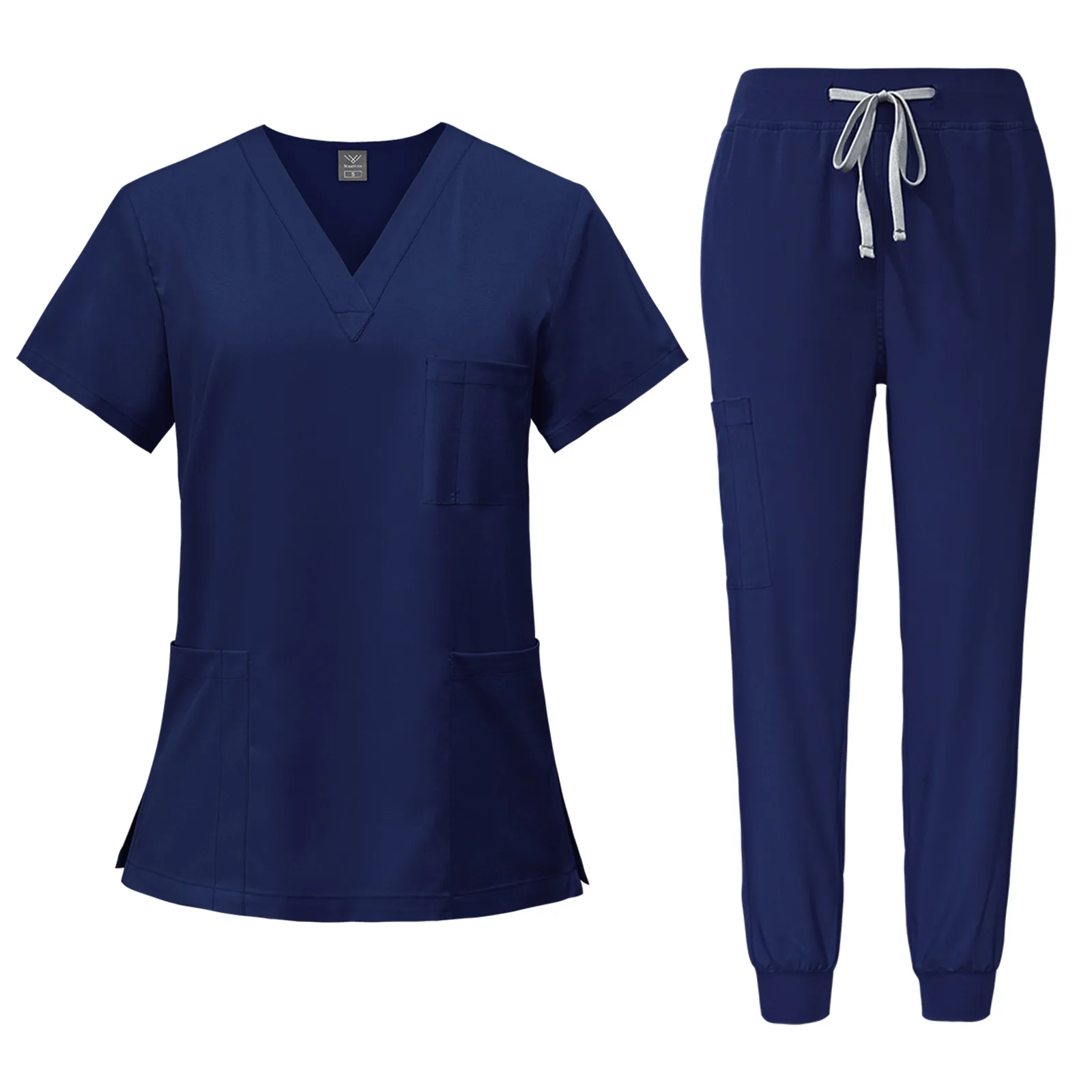 Private logo medical scrubs top and pants doctor surgical uniforms scrubs sets nurse uniforms for hospital